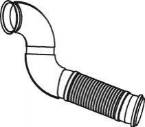 Выхлопная труба Dinex 82252 (фото 1)