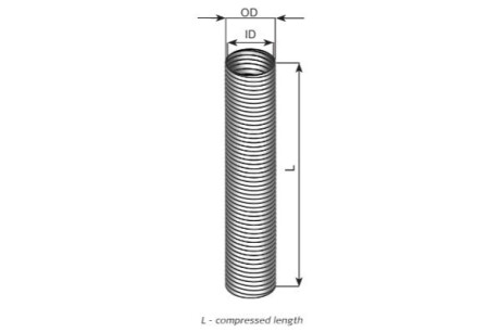 Гофра Оцинкована Ø51Mm L-1.0M Dinex 94151