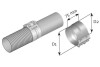 Хомут Труби Глушника Ø127*ø132Mm (Нержавійка) Dinex 99328 (фото 1)