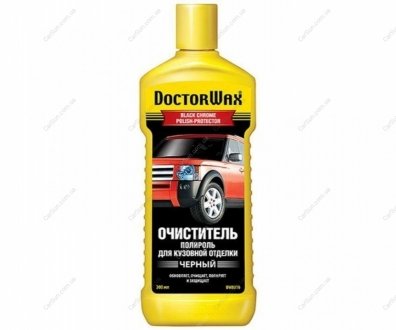 Очиститель-полироль для декоративной кузовной отделки черного цвета, 236 мл - Doctorwax DW8316