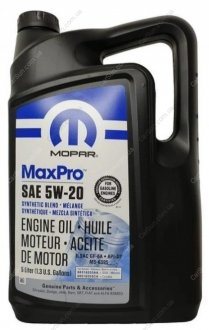 Масло моторное MaxPro 5W-20, 5 л CHRYSLER / JEEP / DODGE 68518203AA