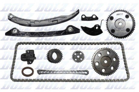 ZESTAW LANCUCHA ROZRZADU Z KOLAMI+WARIAT DOLZ SKCM073V