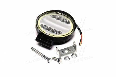 Фара LED кругла 24W, 10-30V вузький промінь. <ДК> Дорожная Карта DK.4CIR.0105A