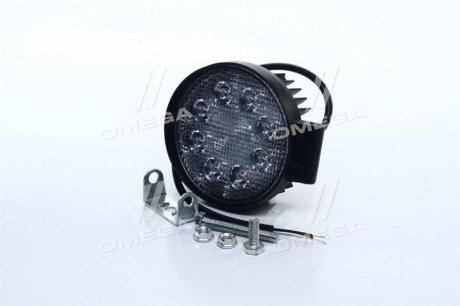 Фара LED круглая 24W, 8 ламп, 110*128мм, узкий луч <ДК> Дорожная Карта DK B2-24W-A SL