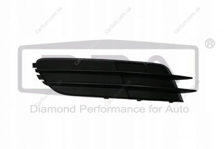 Решетка противотуманной фары левой без полоски (черная) Audi A6 (10-15) DPA 88071821202 (фото 1)