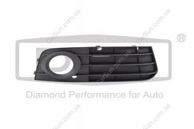 Решетка противотуманной фары правая с отверстием без полосы Audi A4 (07-15) DPA DPA 88071864002