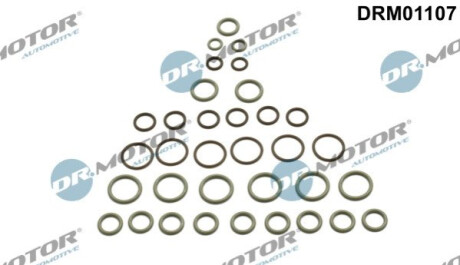 ZESTAW USZCZELEK KLIMATYZACJI 34 SZTUKI RENAULT, OPEL, NISSAN Dr.Motor DRM01107