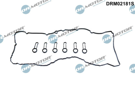 КОМПЛЕКТ ПРОКЛАДОК КІМНАТИ ВКЛ. BMW 5 3.0TD 09- Dr.Motor DRM02181S