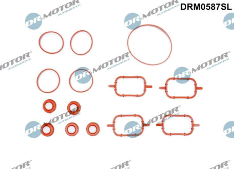 Комплект прокладок гумових Dr.Motor DRM0587SL