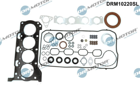 ПОВНИЙ КОМПЛЕКТ ПРОКЛАДОК TOYOTA COROLLA 1.8 VVTI 13- Dr.Motor DRM10220SL