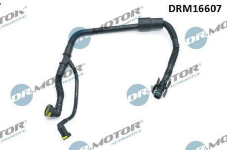 Шланг вентиляції пластиковий з фітингами Dr.Motor DRM16607