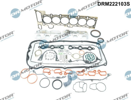 КОМПЛЕКТ ПРОКЛАДОК ВЕРХНІЙ BMW 3 E46 01- Dr.Motor DRM222103S