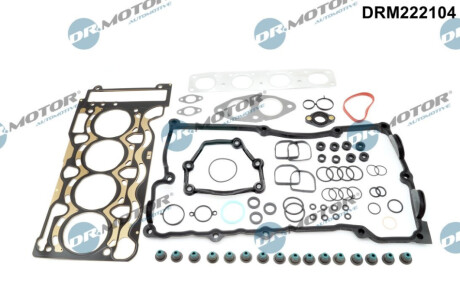 КОМПЛЕКТ ПРОКЛАДОК ВЕРХНІЙ BMW 3 E46 05- Dr.Motor DRM222104