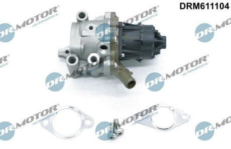 КЛАПАН EGR З ПРОКЛАДКОЮ Dr.Motor DRM611104