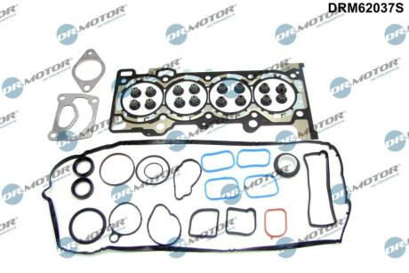 Комплект прокладок двигуна 38 елементiв Dr.Motor DRM62037S