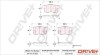 Комплект гальмівних накладок, дискове гальмо Dr!ve+ DP1010100031 (фото 1)