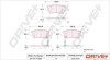 Комплект гальмівних накладок, дискове гальмо Dr!ve+ DP1010100082 (фото 1)