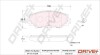 Комплект гальмівних накладок, дискове гальмо Dr!ve+ DP1010100209 (фото 1)