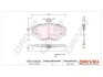 Комплект гальмівних накладок, дискове гальмо Dr!ve+ DP1010100539 (фото 1)