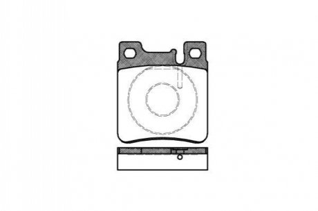 Комплект тормозных накладок, дисковый тормоз Dr!ve+ DP1010100755