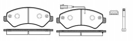 Комплект тормозных накладок, дисковый тормоз Dr!ve+ DP1010100931