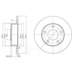 Тормозной диск Dr!ve+ DP1010110154