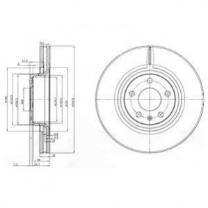 Тормозной диск Dr!ve+ DP1010110413