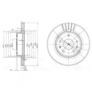 Тормозной диск Dr!ve+ DP1010110790