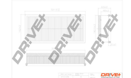 Повітряний фільтр Dr!ve+ DP1110100096