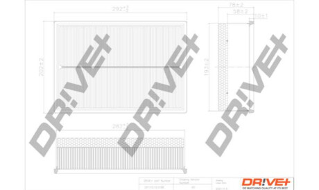 Повітряний фільтр Dr!ve+ DP1110100188