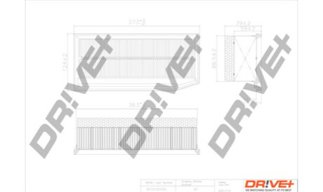 Воздушный фильтр Dr!ve+ DP1110100193