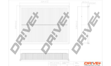 Воздушный фильтр Dr!ve+ DP1110100195