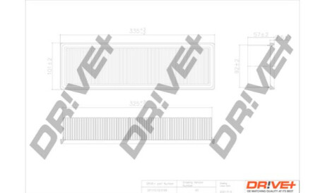 Повітряний фільтр Dr!ve+ DP1110100199 (фото 1)