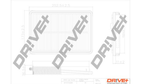 Повітряний фільтр Dr!ve+ DP1110100200