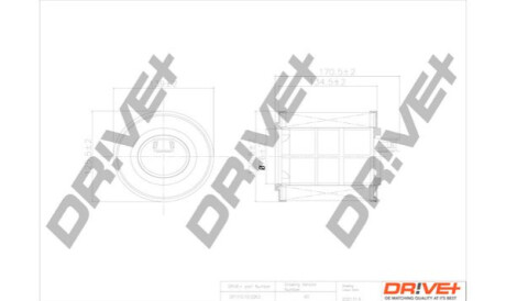 Воздушный фильтр Dr!ve+ DP1110100263