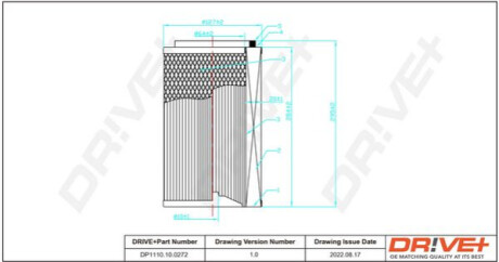 Повітряний фільтр Dr!ve+ DP1110100272