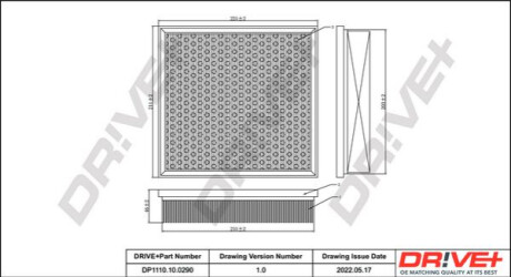 Повітряний фільтр Dr!ve+ DP1110100290 (фото 1)