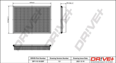 Повітряний фільтр Dr!ve+ DP1110100297