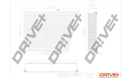 Воздушный фильтр Dr!ve+ DP1110100334