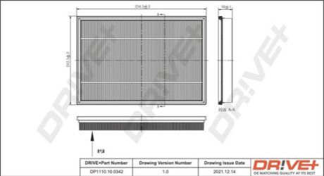 Повітряний фільтр Dr!ve+ DP1110100342