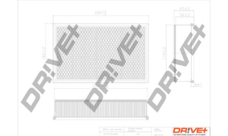 Повітряний фільтр Dr!ve+ DP1110100348