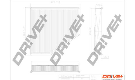 Воздушный фильтр Dr!ve+ DP1110100353