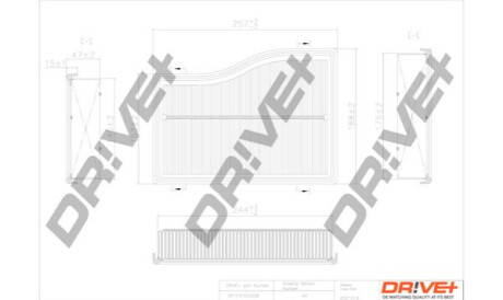 Воздушный фильтр Dr!ve+ DP1110100358