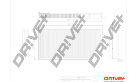 Воздушный фильтр Dr!ve+ DP1110100366