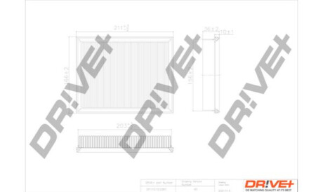 Повітряний фільтр Dr!ve+ DP1110100387