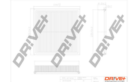 Воздушный фильтр Dr!ve+ DP1110100418