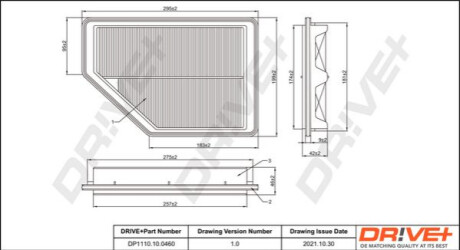 Повітряний фільтр Dr!ve+ DP1110100460