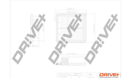 Воздушный фильтр Dr!ve+ DP1110100461 (фото 1)