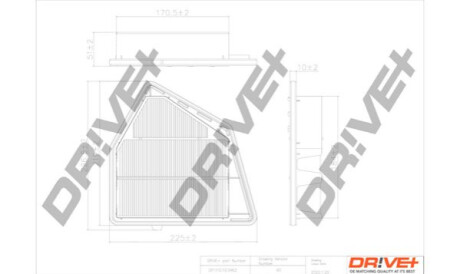 Повітряний фільтр Dr!ve+ DP1110100462