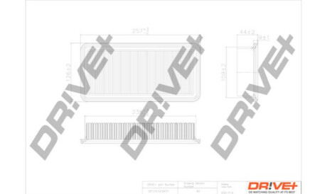 Повітряний фільтр Dr!ve+ DP1110100477